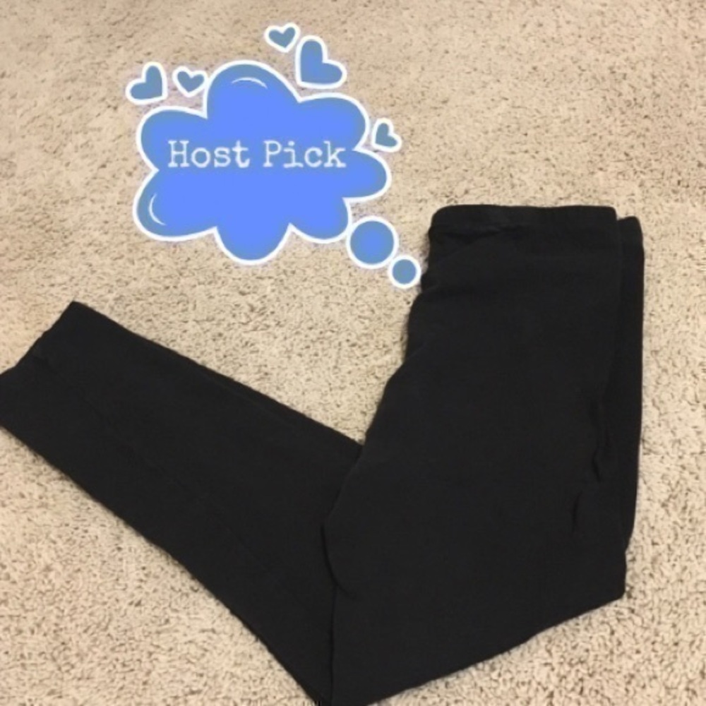 Girls size medium Weaver’s Girl black leggings